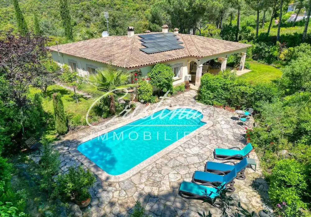 Vista exterior de Casa o xalet en venda en Santa Cristina d'Aro amb Calefacció, Jardí privat i Terrassa