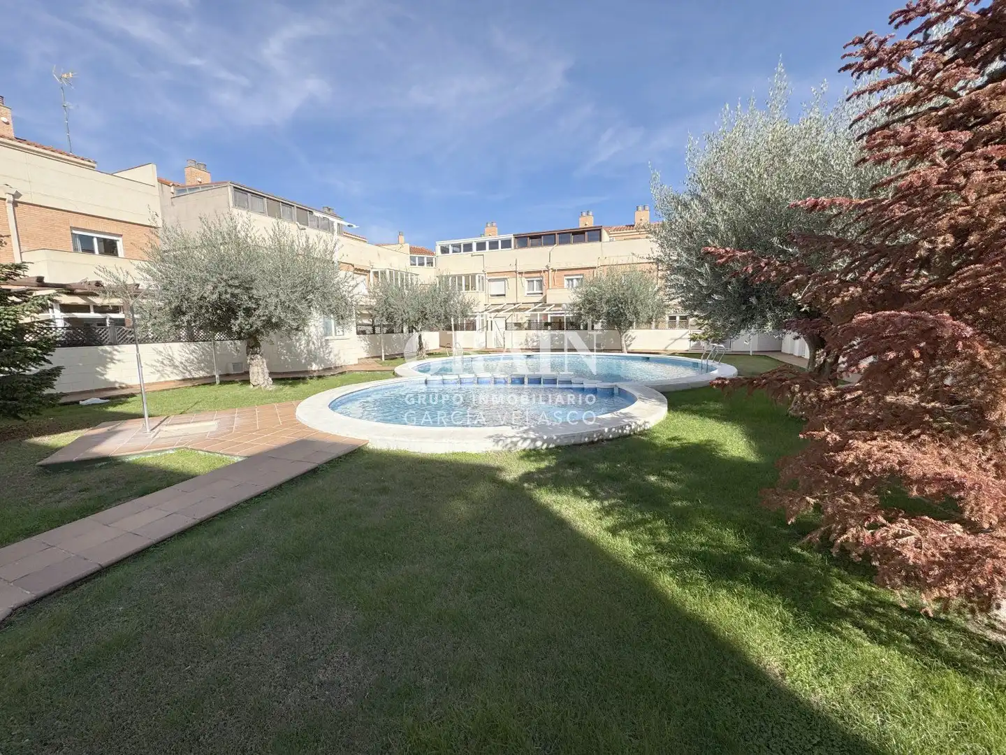 Jardí de Casa adosada en venda en Albacete amb Aire condicionat, Calefacció i Terrassa