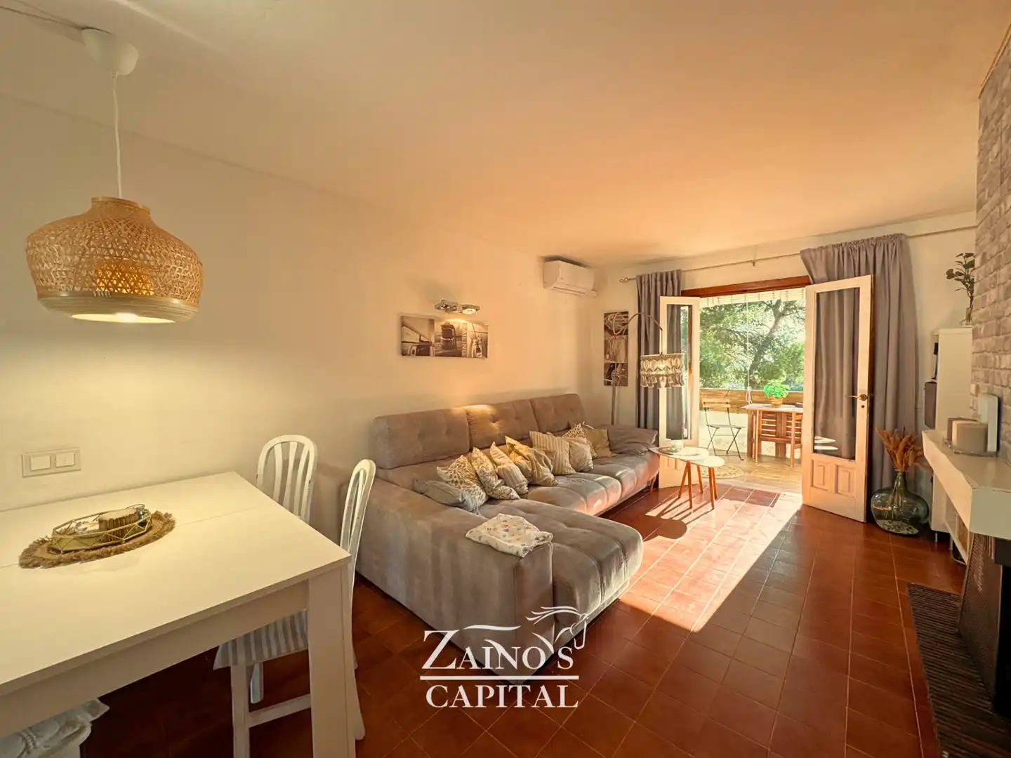 Wohnzimmer von Wohnung zum Verkauf in Llucmajor mit Klimaanlage, Heizung und Terrasse