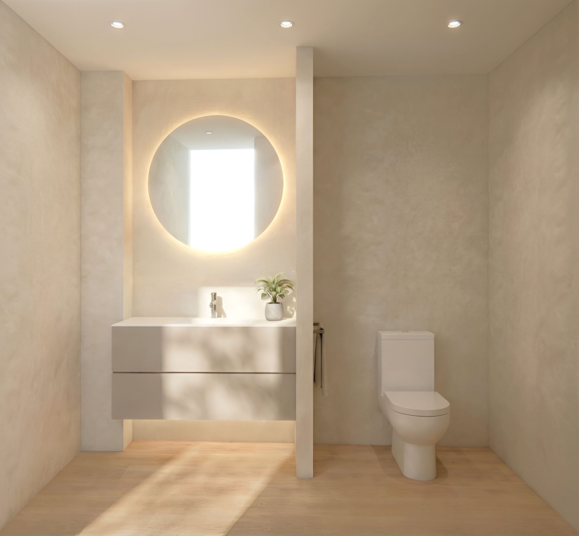 Bathroom of Single-family semi-detached for sale in Badalona  with Air Conditioner, Heating and Terrace