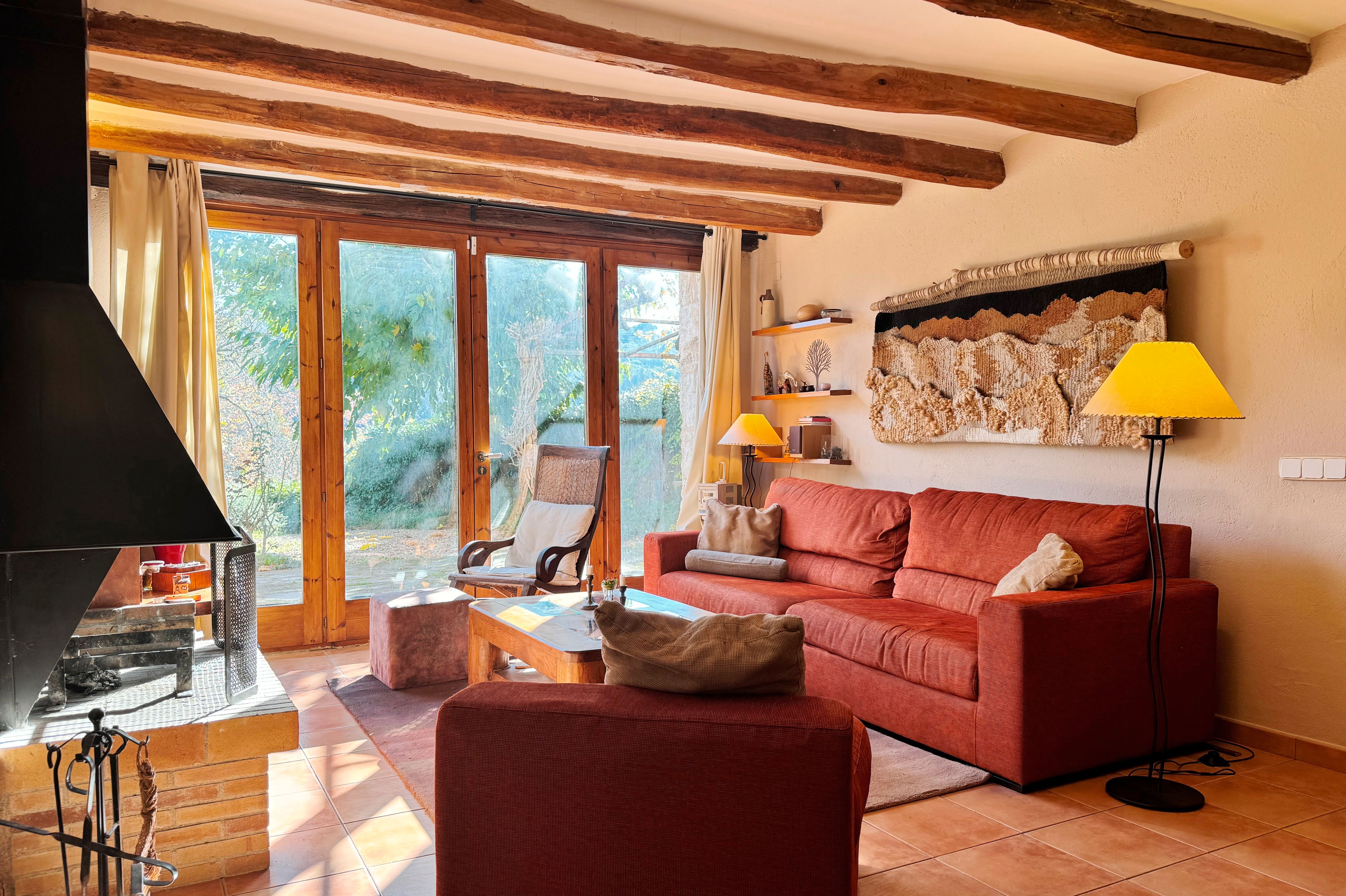 Living room of House or chalet for sale in Palol de Revardit  with Heating, Private garden and Parquet flooring