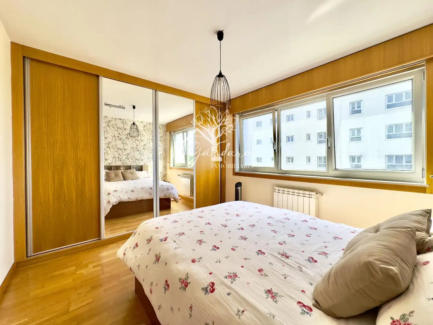 Bedroom of Flat for sale in Narón  with Heating, Parquet flooring and Storage room
