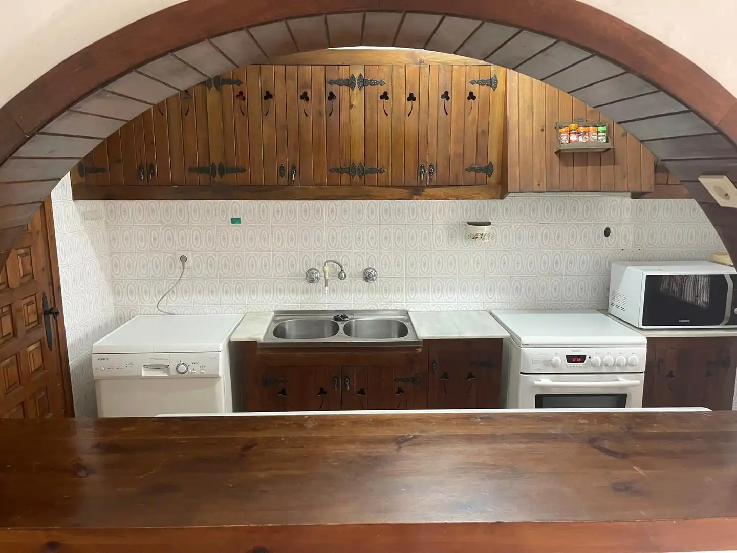 Cuina de Casa o xalet en venda en Calpe / Calp amb Aire condicionat, Jardí privat i Terrassa