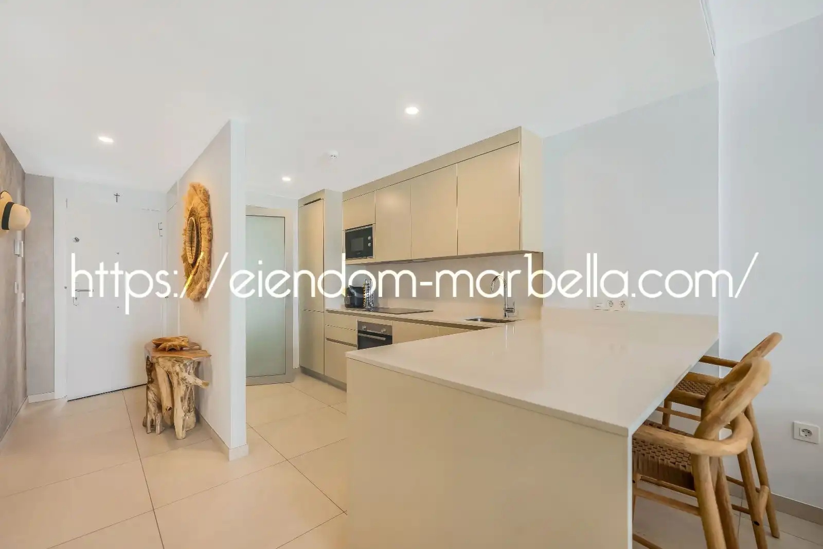 Cocina de Apartamento en venta en Marbella con Aire acondicionado, Terraza y Amueblado