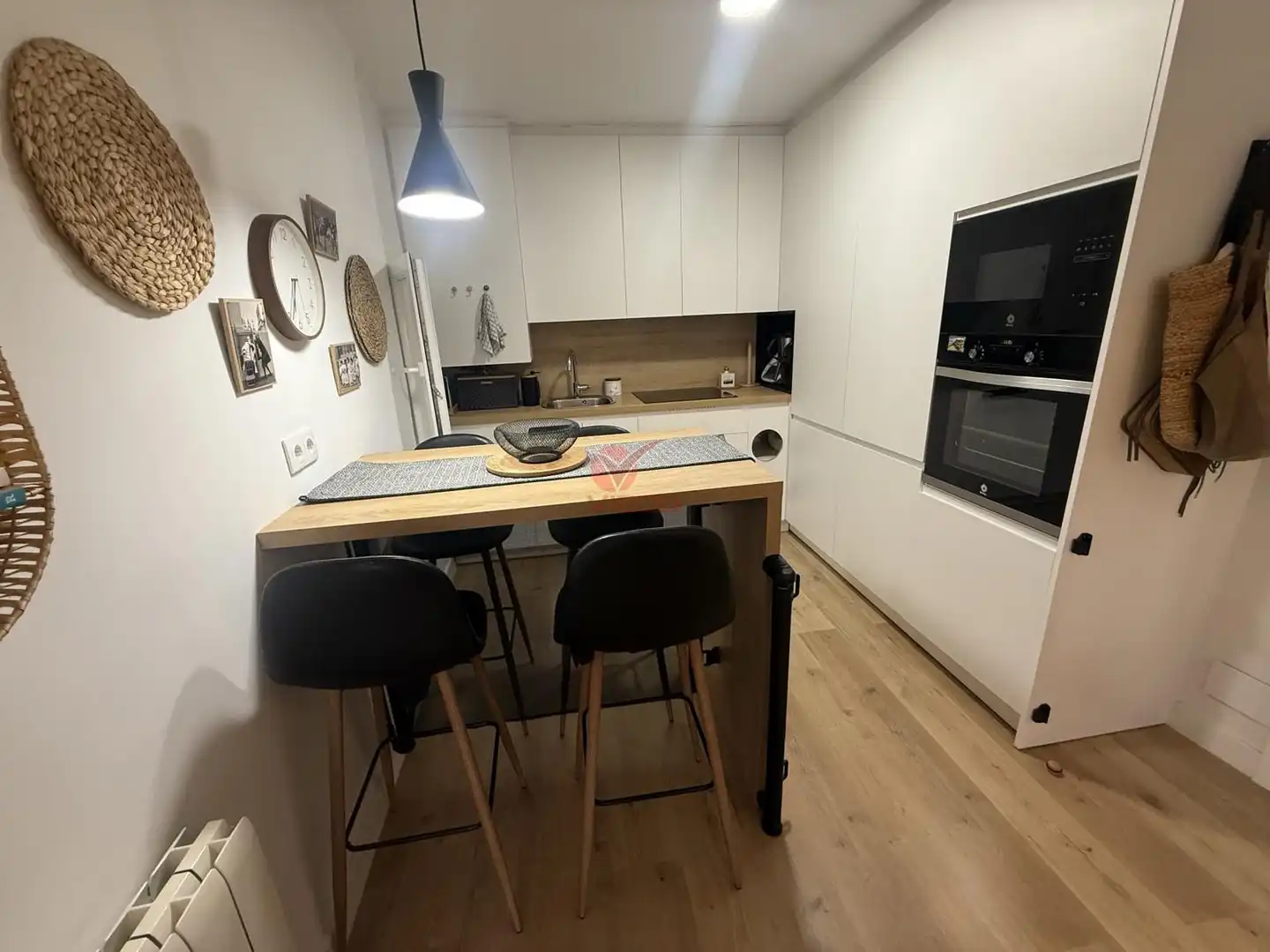 Kitchen of Flat for sale in Cuenca  with Heating, Terrace and Furnished