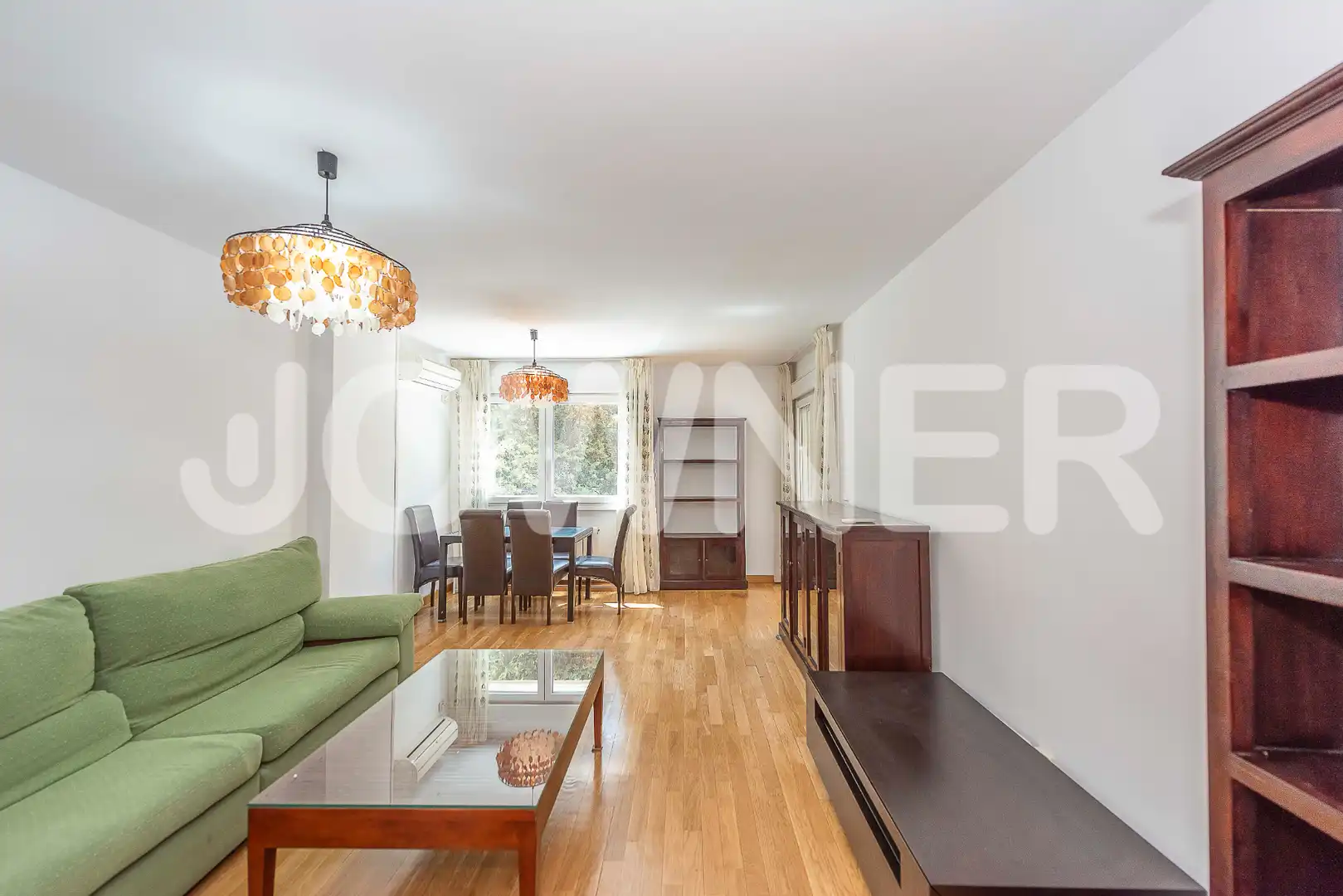 Wohnzimmer von Wohnung zur Miete in Madrid mit Klimaanlage, Heizung und Terrasse