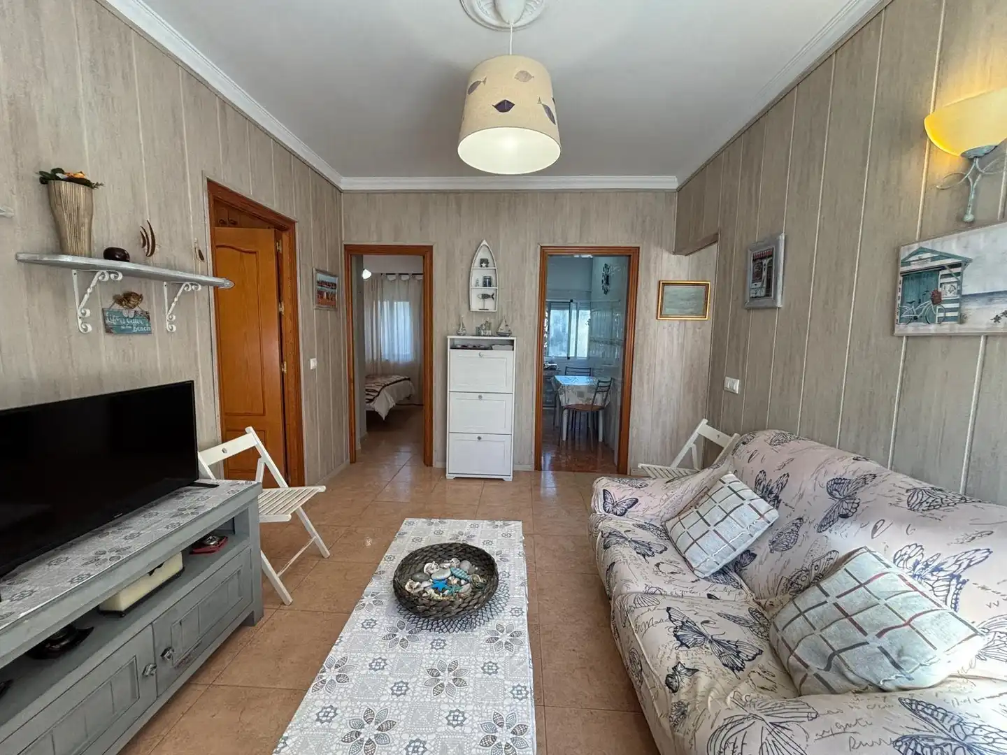 Sala de estar de Piso en venta en Barbate con Trastero y Amueblado