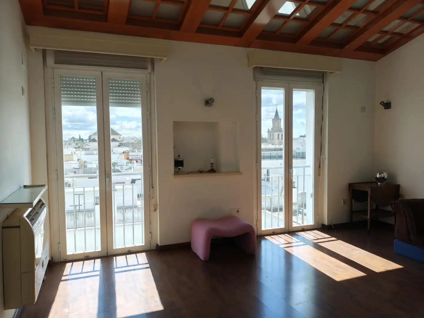 Sala de estar de Piso en venta en Sevilla con Balcón y Jacuzzi