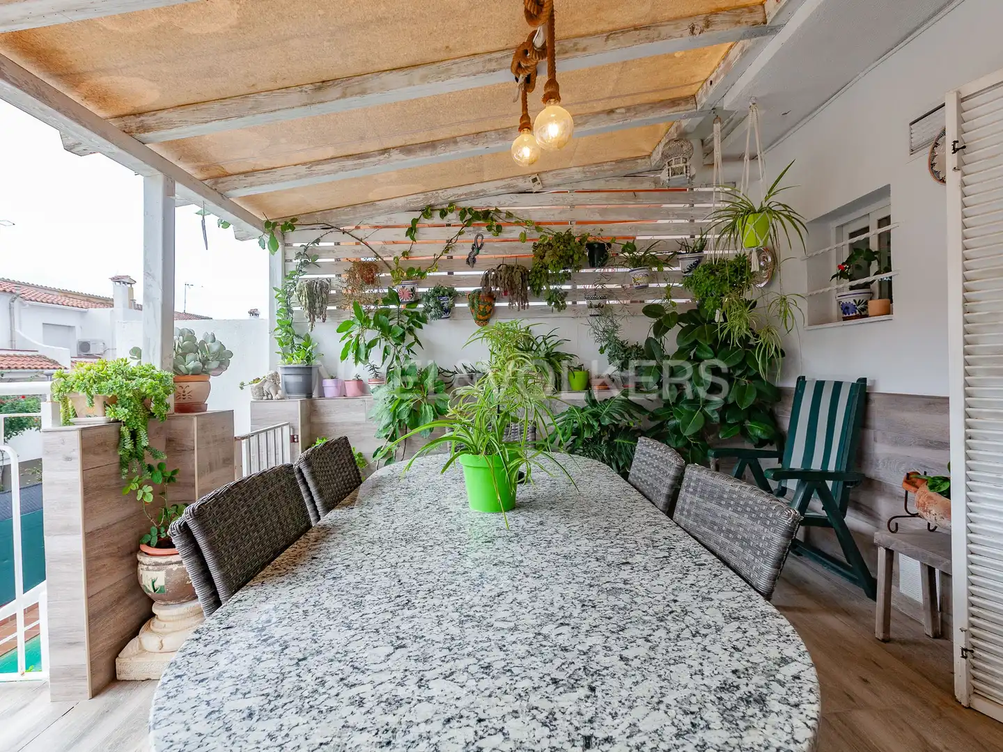 Terraza de Casa adosada en venta en Pineda de Mar con Aire acondicionado, Calefacción y Terraza