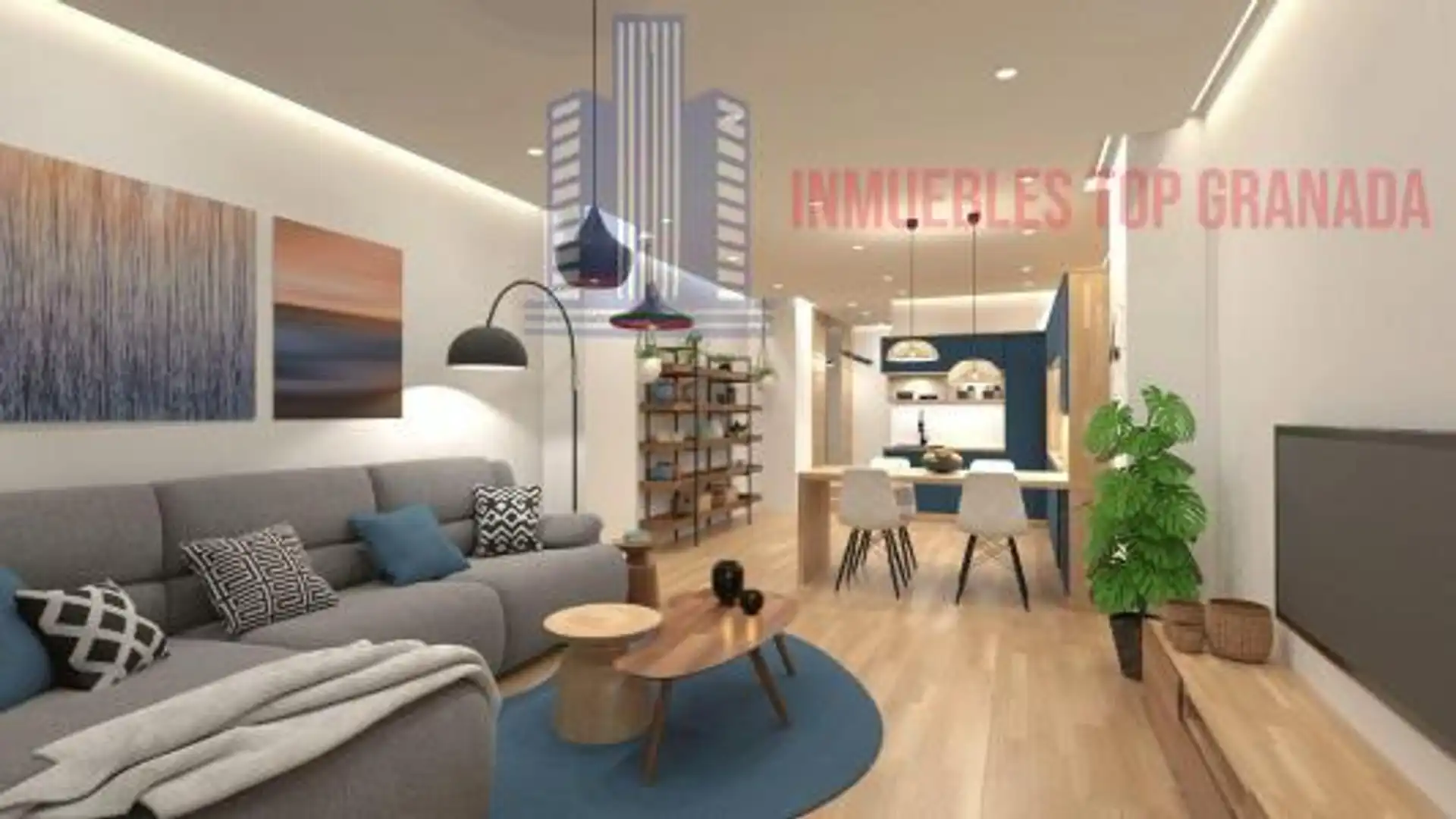 Sala de estar de Apartamento en venta en  Granada Capital con Aire acondicionado