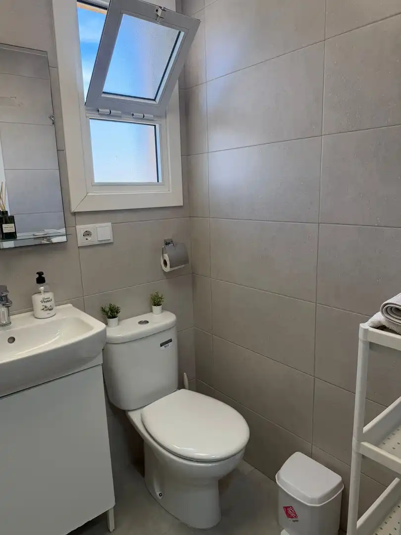 Bathroom of Study for rent in Benalmádena  with Air Conditioner, Heating and Furnished