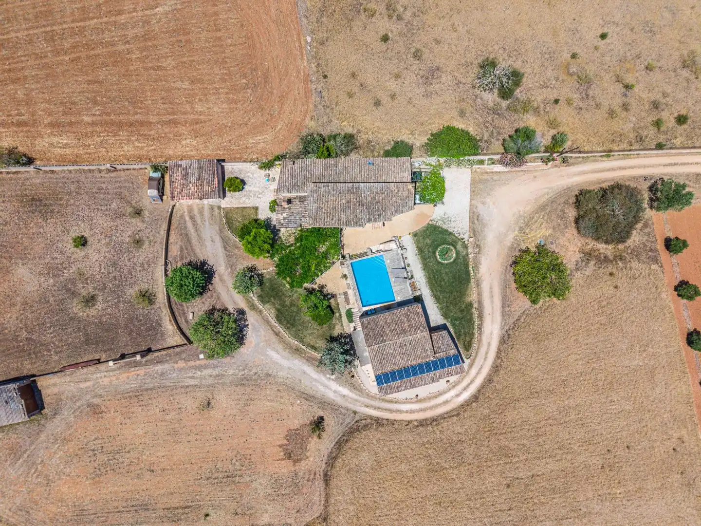 Piscina de Finca rústica en venda en Campos