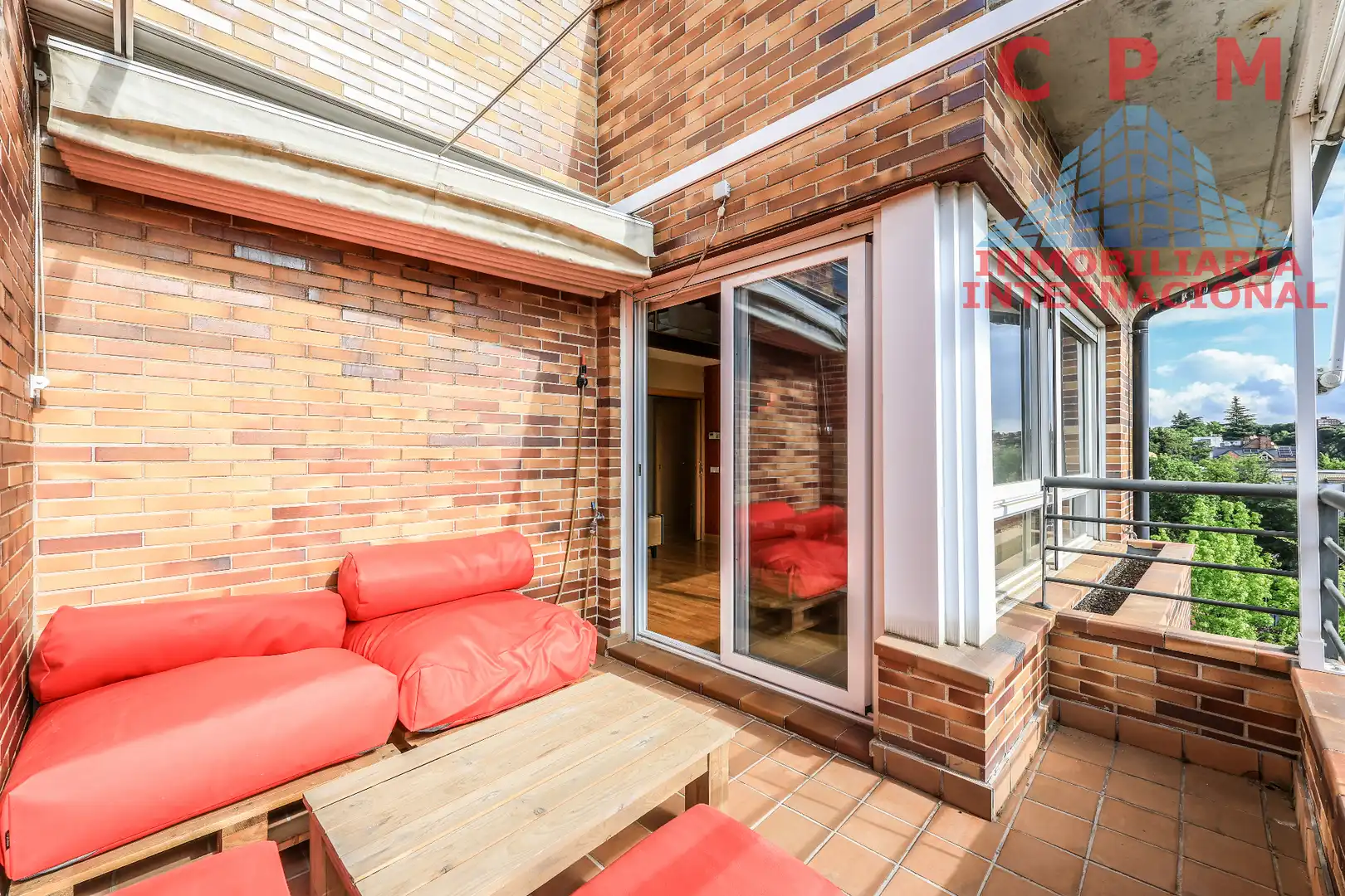 Terrasse von Wohnung zur Miete in Madrid mit Klimaanlage, Heizung und Parkett
