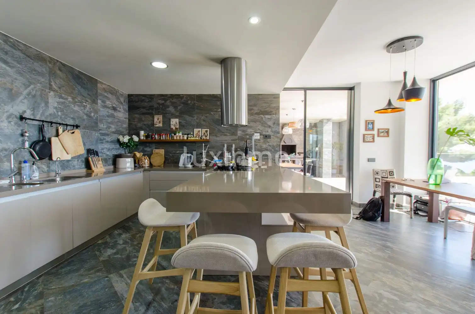 Küche von Haus oder Chalet zum Verkauf in Altea mit Klimaanlage, Heizung und Privatgarten