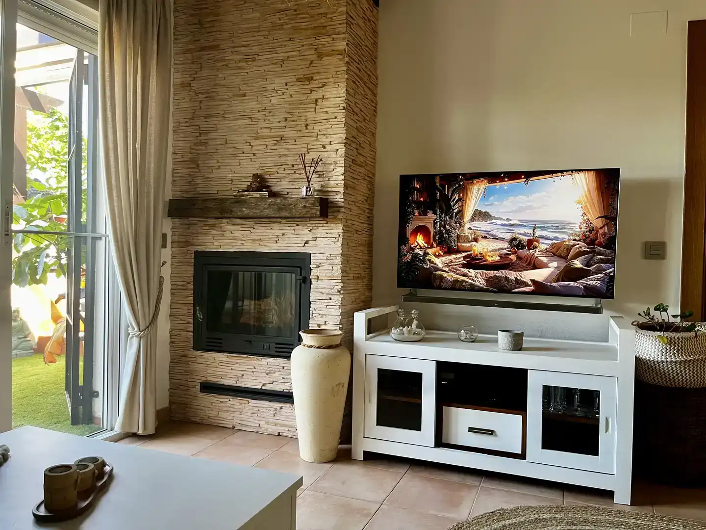Sala de estar de Piso en venta en Cartagena con Aire acondicionado, Jardín privado y Trastero