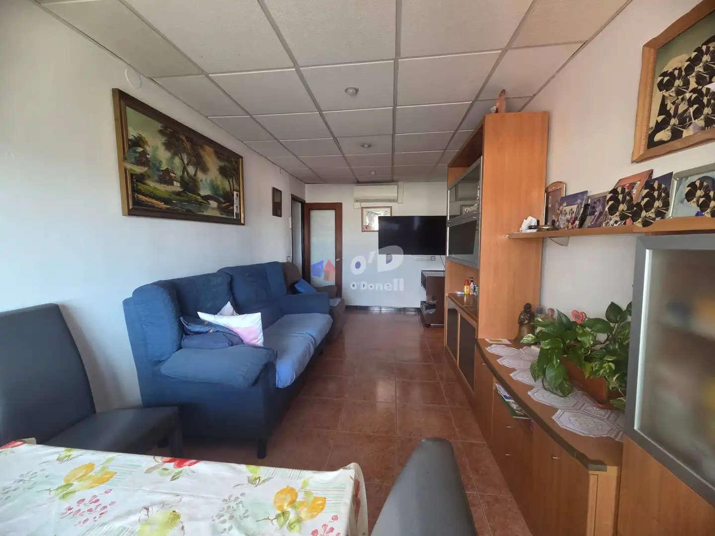 Sala de estar de Piso en venta en Sant Boi de Llobregat con Aire acondicionado, Horno y Balcón