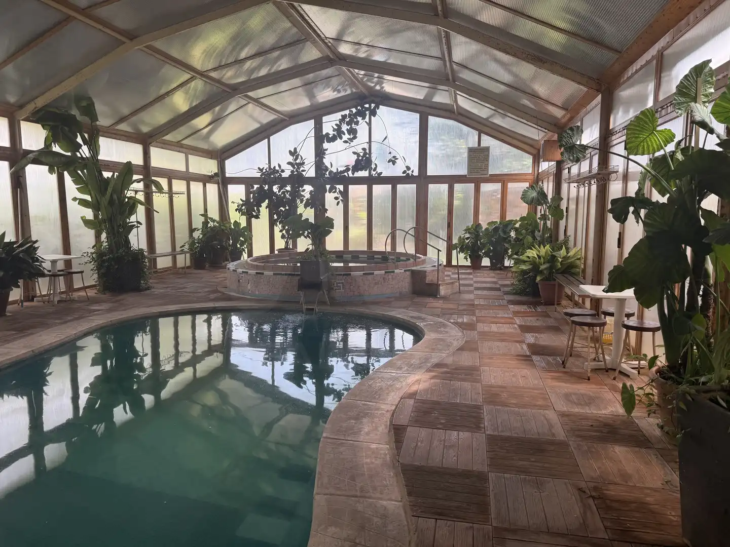 Swimming pool of Country homes for sale in Benatae  with Air Conditioner, Heating and Terrace