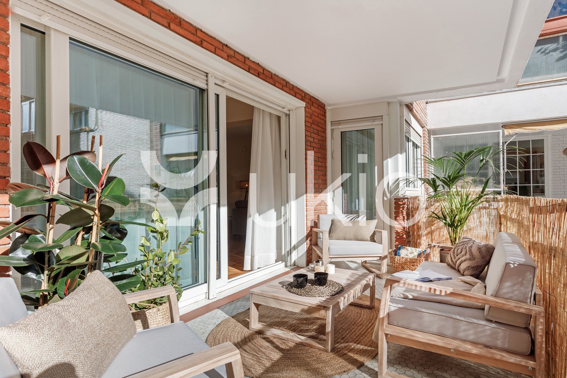 Terrassa de Apartament de lloguer en  Madrid Capital amb Aire condicionat, Terrassa i Moblat