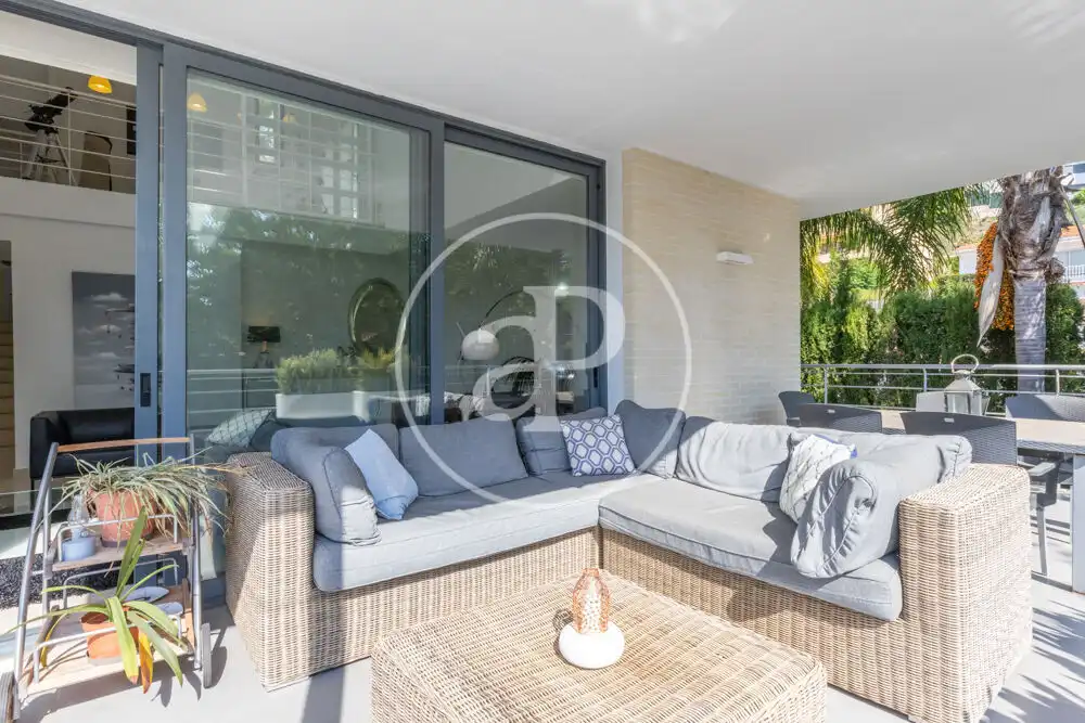 Terrassa de Casa adosada en venda en Oropesa del Mar / Orpesa amb Aire condicionat, Calefacció i Jardí privat