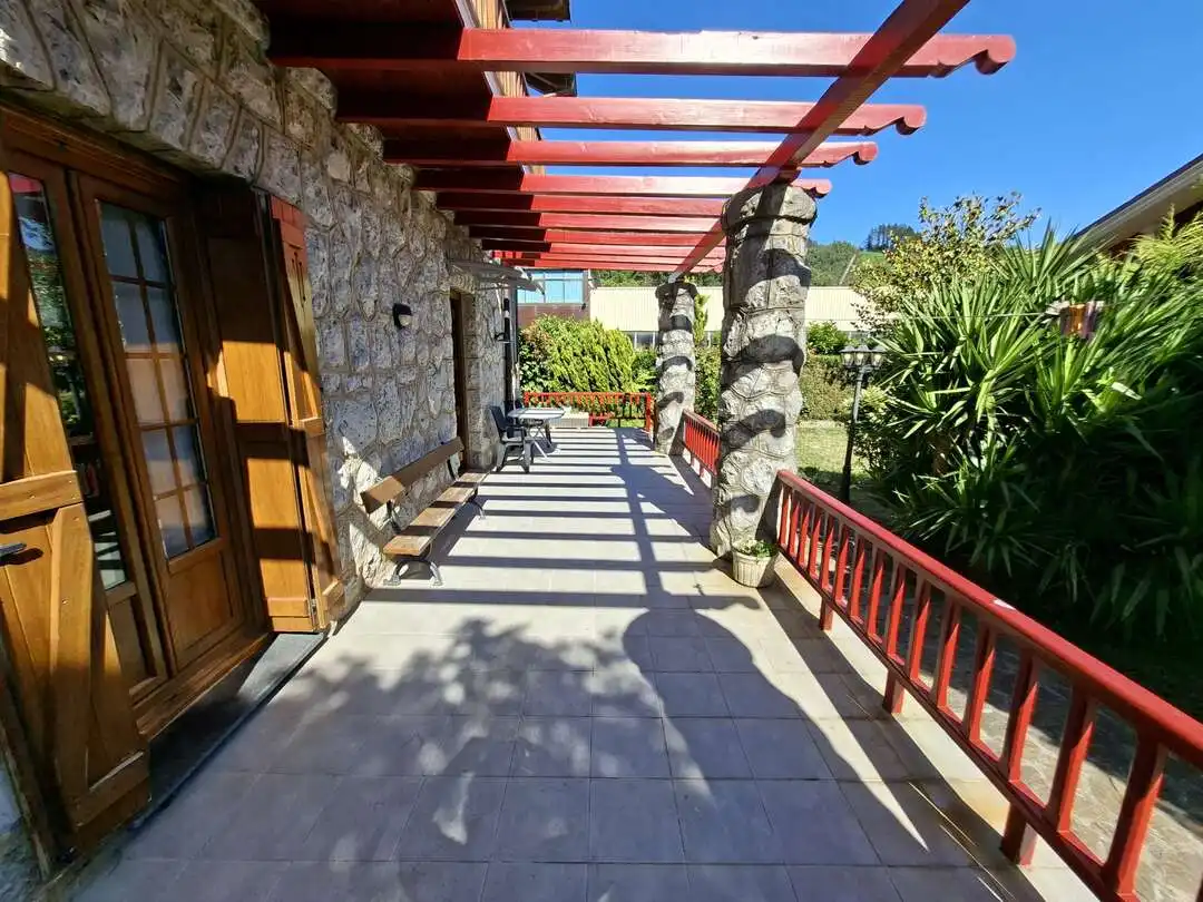 Terraza de Casa adosada en venta en Markina-Xemein con Calefacción, Jardín privado y Amueblado