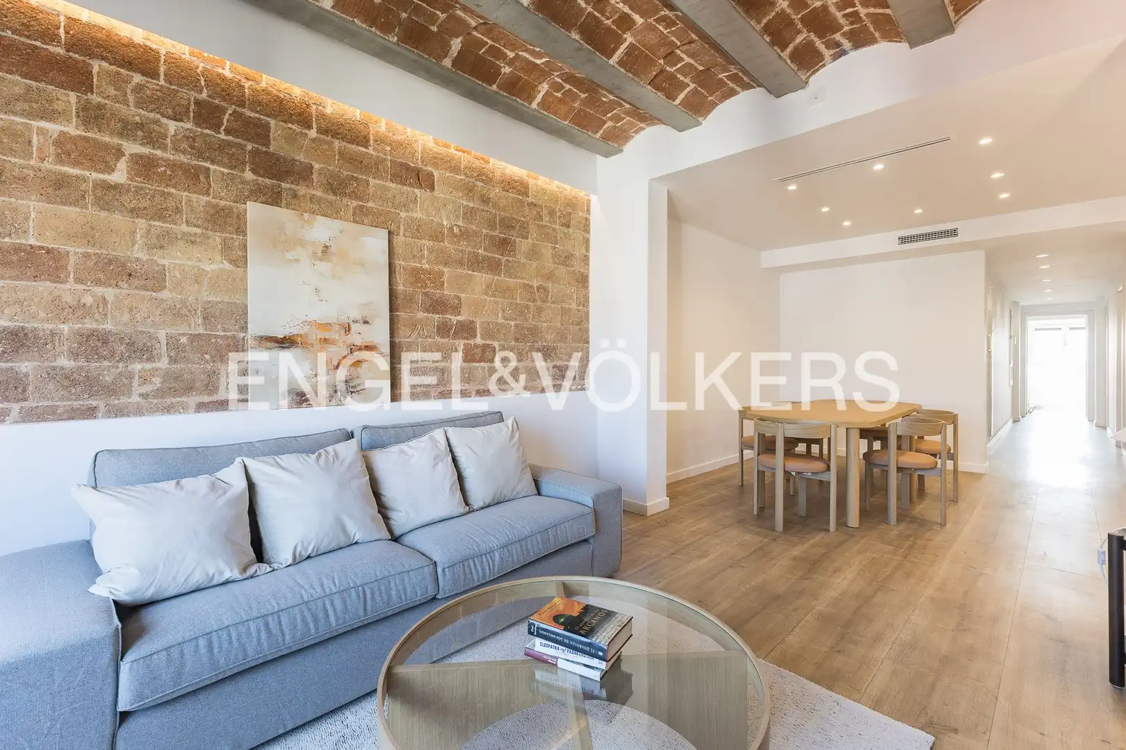 Sala de estar de Ático en venta en Sarrià - Sant Gervasi