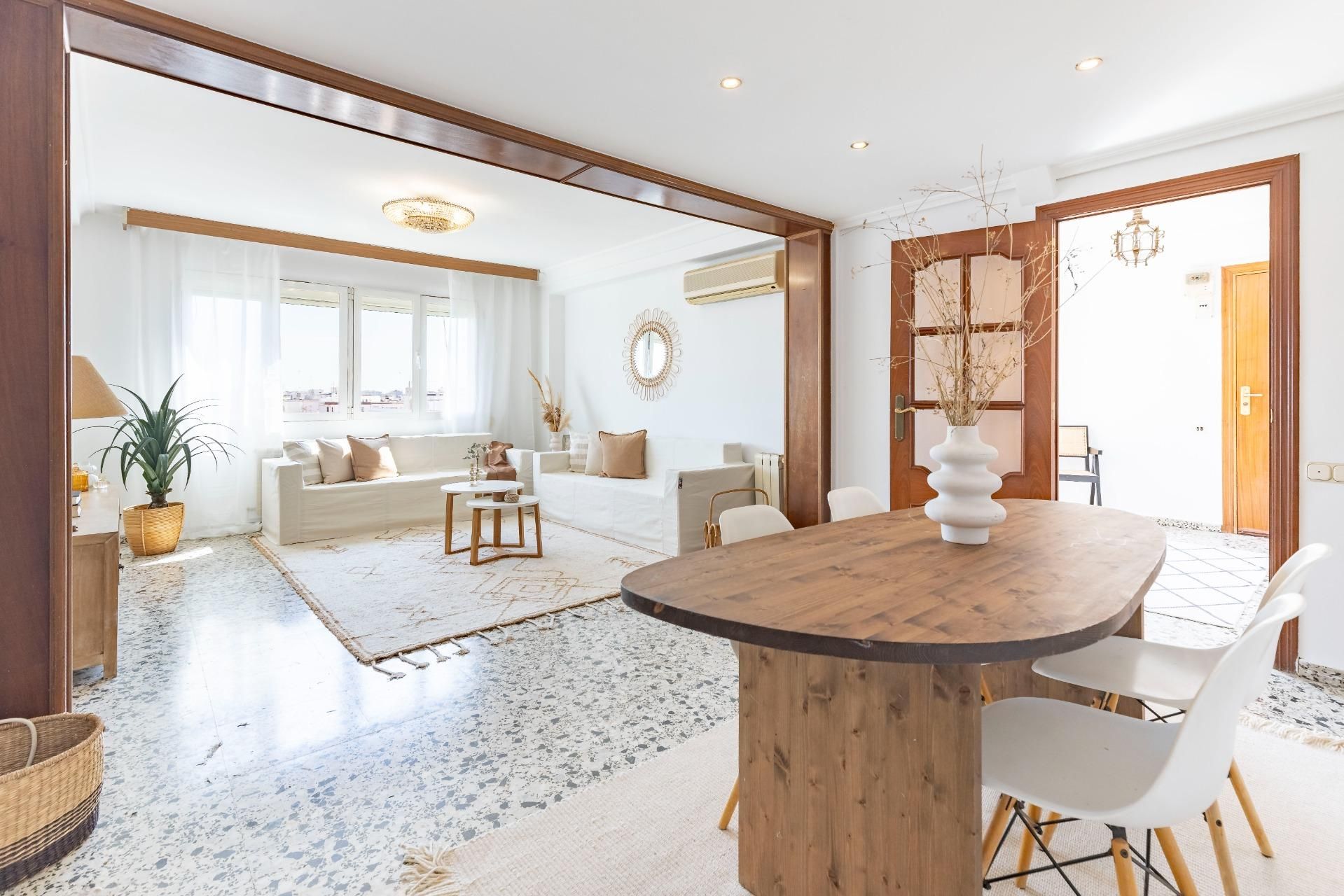 Sala d'estar de Àtic en venda en  Valencia Capital amb Terrassa i Balcó