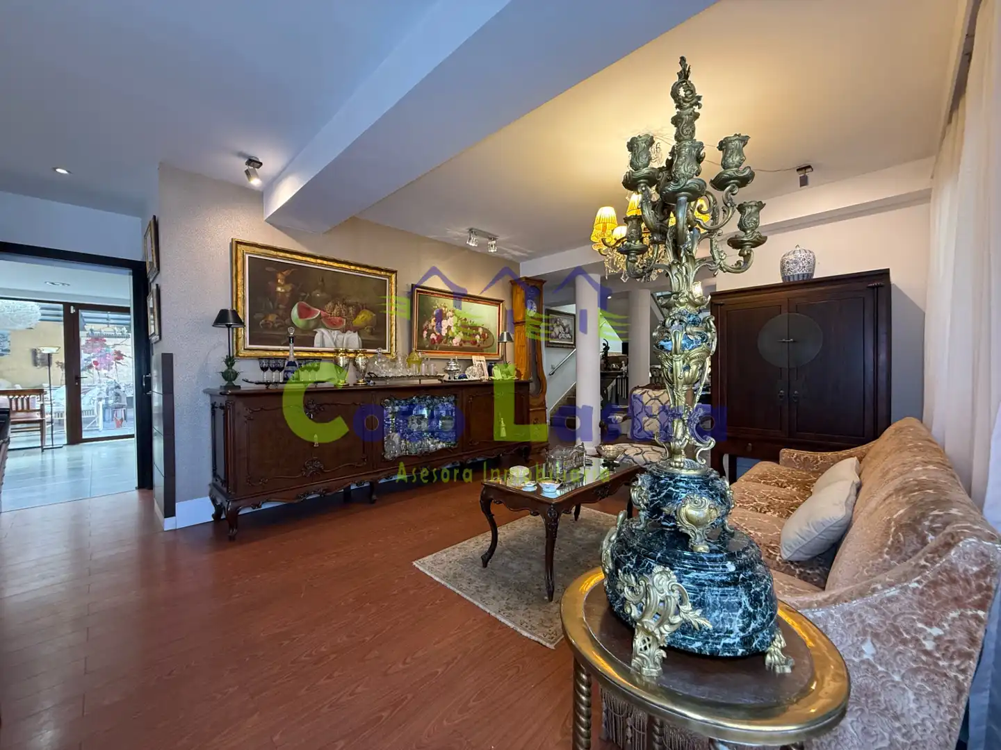 Living room of Houses for sale in Monterrubio de Armuña  with Air Conditioner, Heating and Private garden
