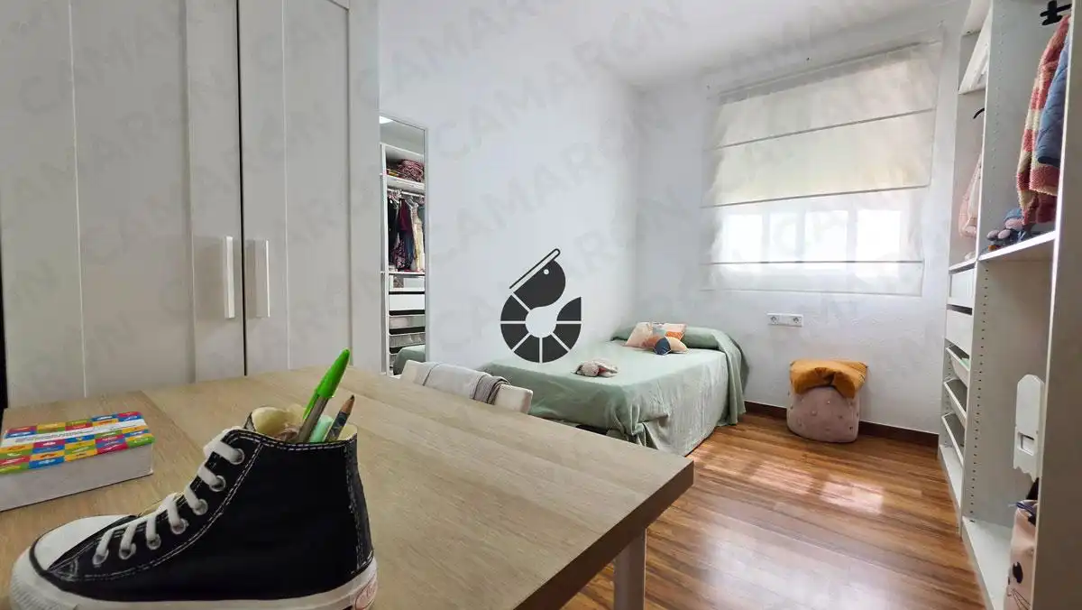 Bedroom of Flat for sale in Coria del Río  with Air Conditioner, Parquet flooring and Storage room