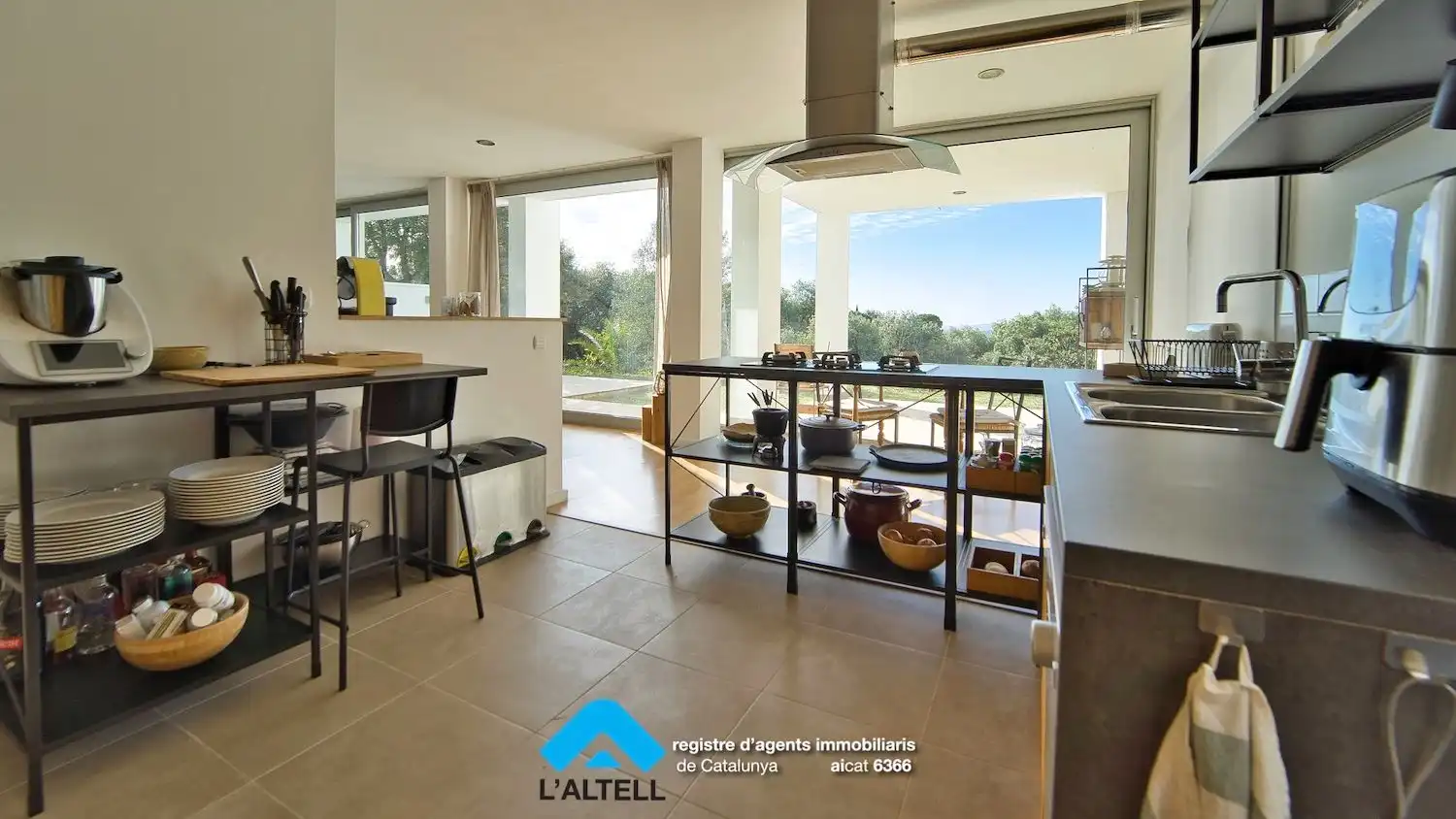 Cocina de Casa o chalet en venta en L'Ametlla del Vallès con Aire acondicionado, Calefacción y Jardín privado