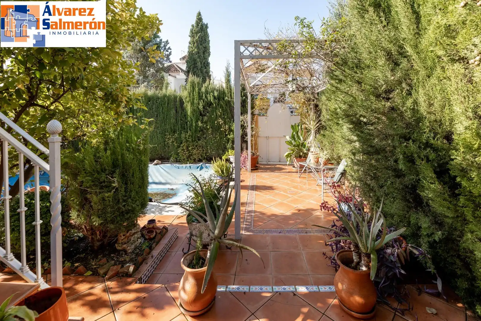 Jardí de Casa o xalet en venda en Albolote amb Calefacció, Jardí privat i Terrassa