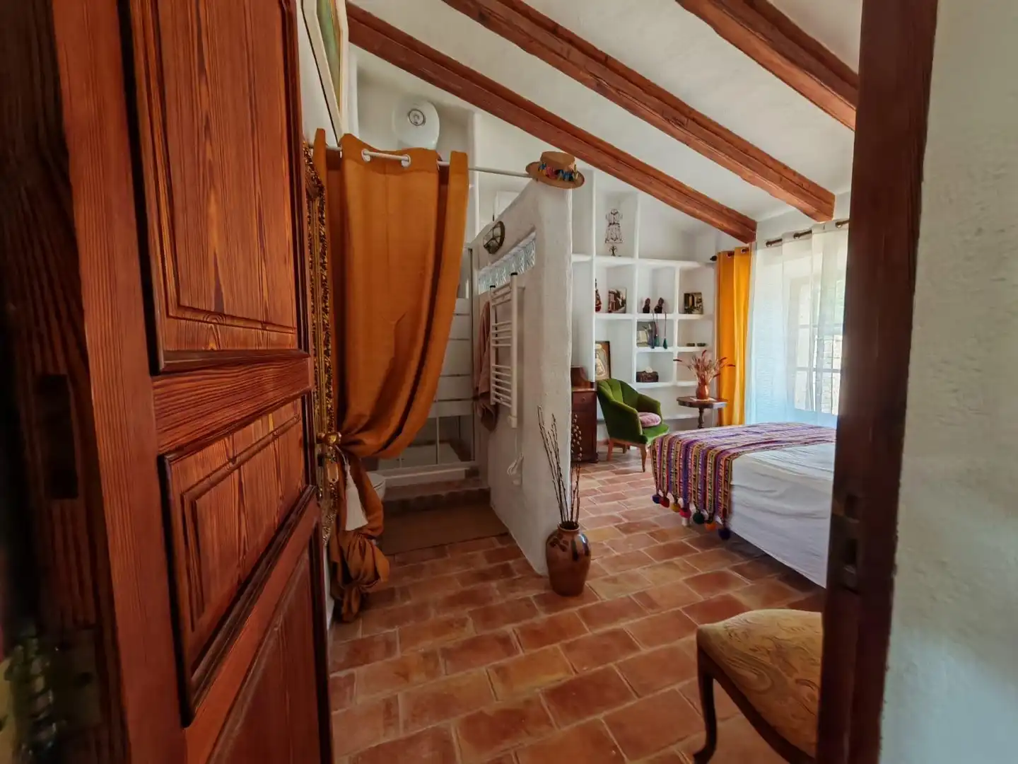 Habitación de Finca rústica en venta en Algaida con Aire acondicionado, Calefacción y Jardín privado