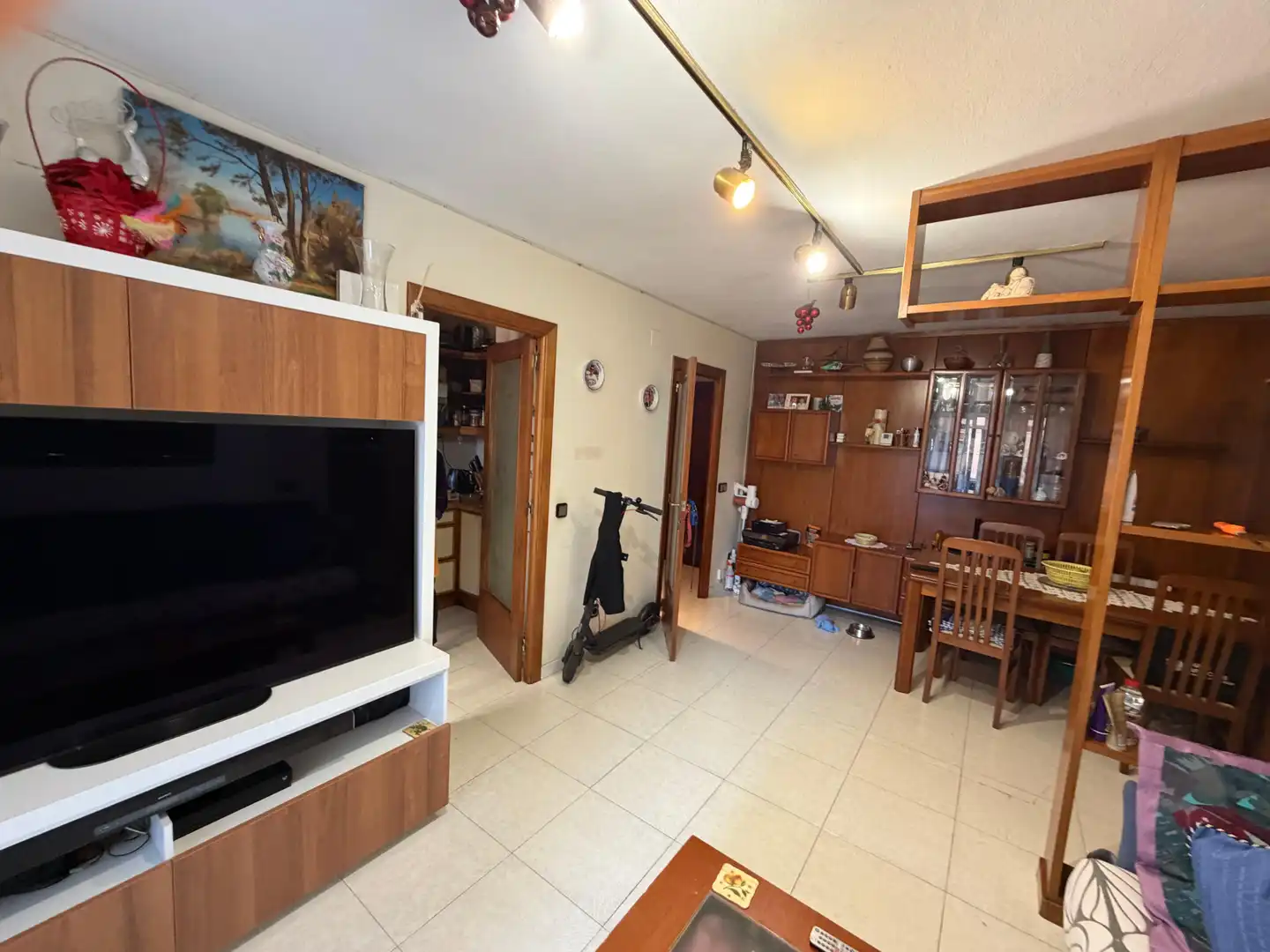 Sala de estar de Piso en venta en Lleida con Calefacción, Amueblado y Horno