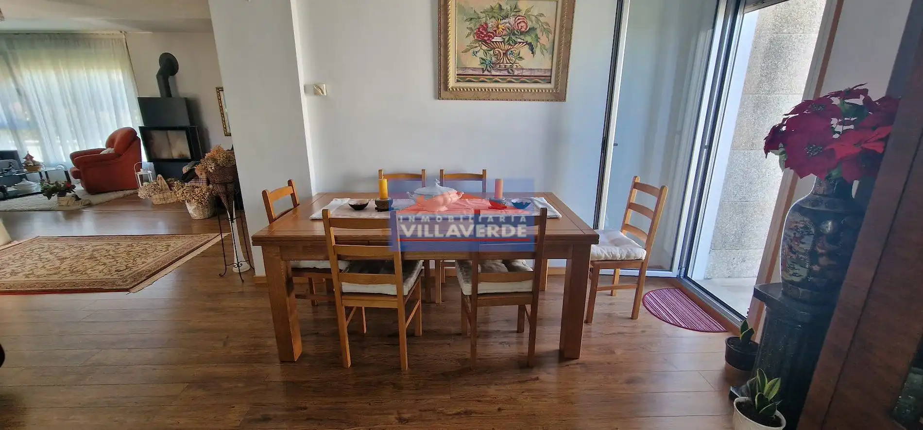 Comedor de Casa o chalet en venta en Cangas  con Terraza, Trastero y Piscina