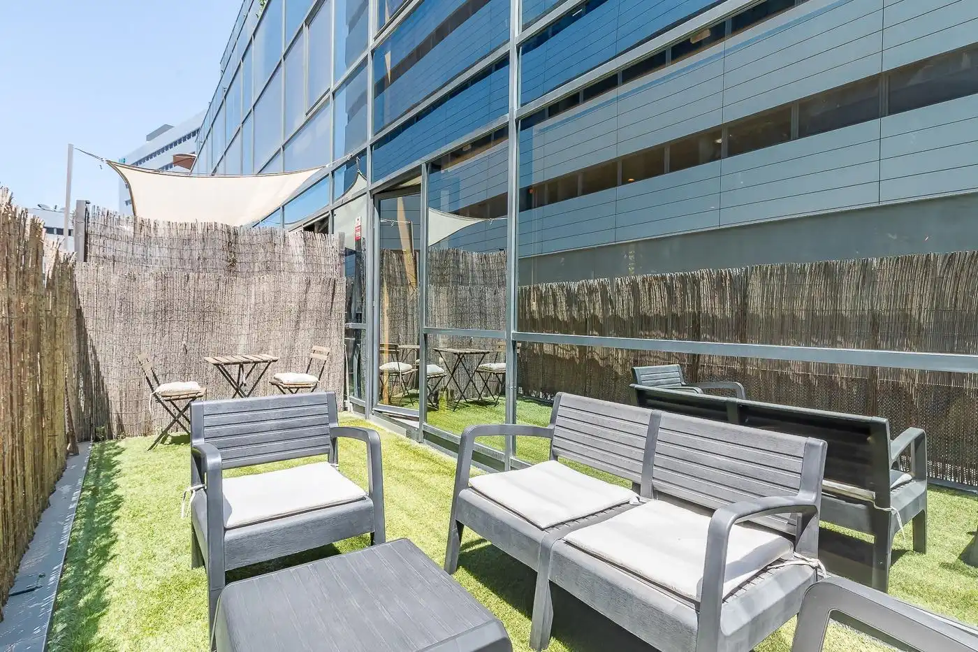 Terraza de Dúplex de alquiler en Madrid con Aire acondicionado, Calefacción y Parquet