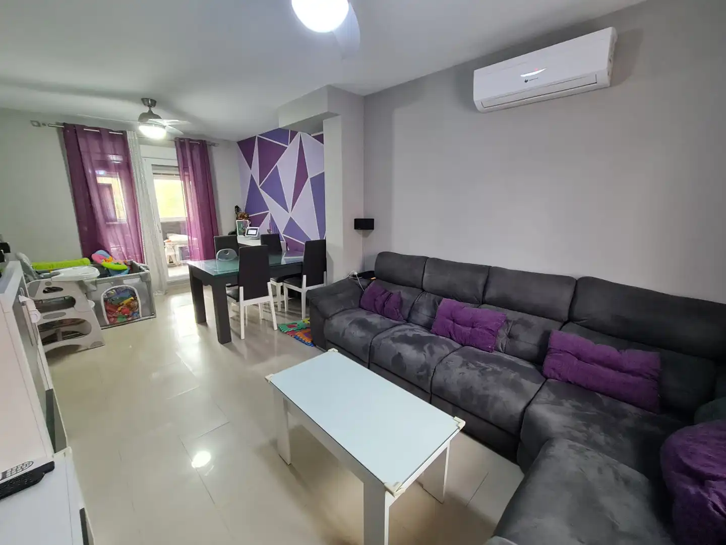 Sala d'estar de Casa adosada en venda en Láchar amb Terrassa