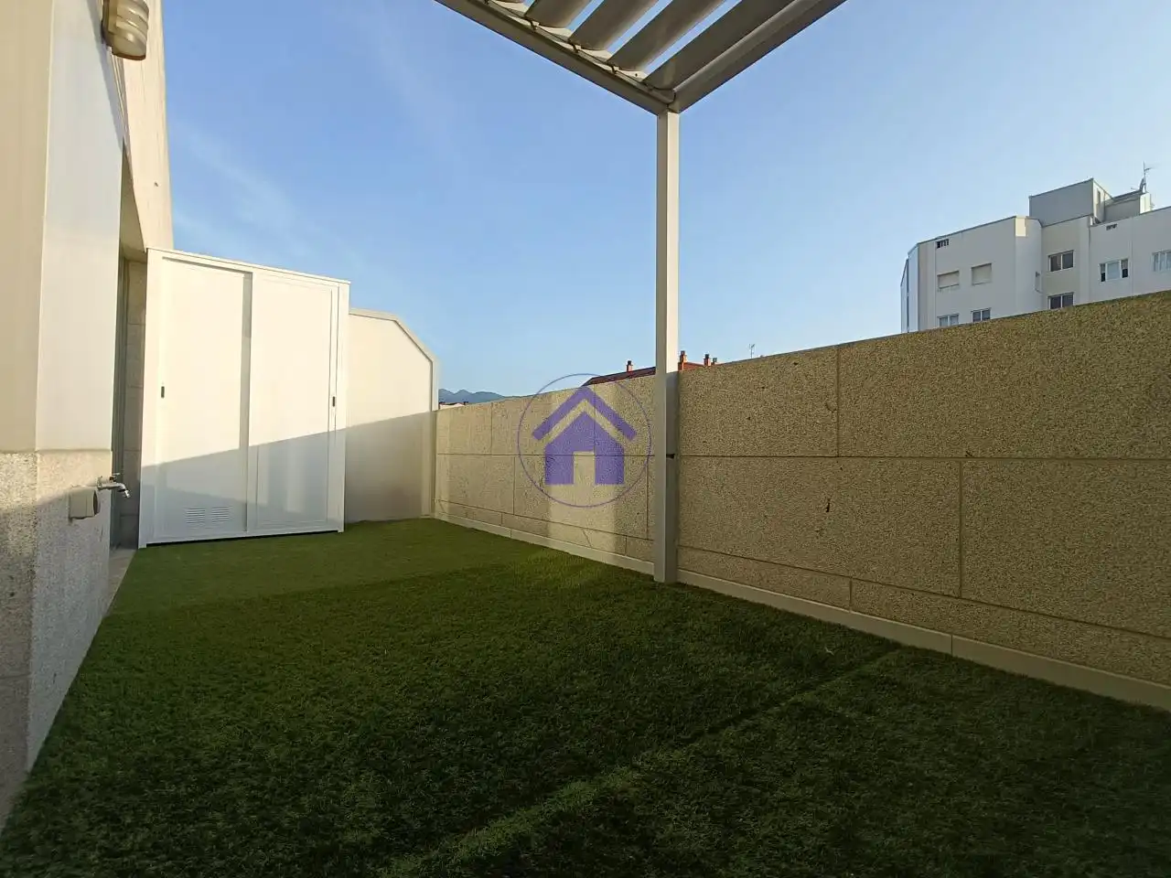 Terraza de Piso de alquiler en Vigo  con Calefacción, Terraza y Piscina