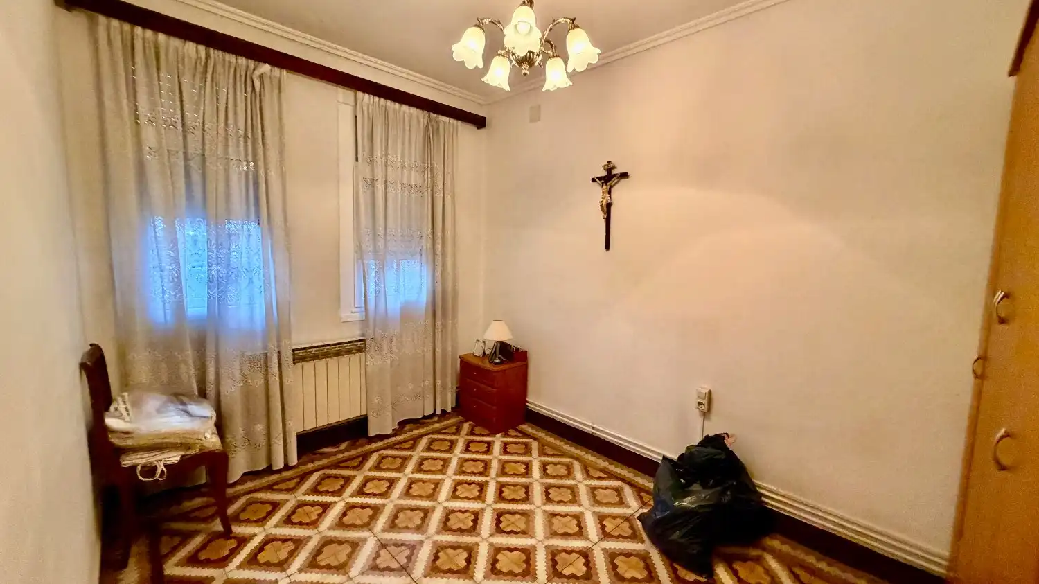 Wohnzimmer von Einfamilien-Reihenhaus zum Verkauf in Ferrol mit Heizung, Abstellraum und Alarm