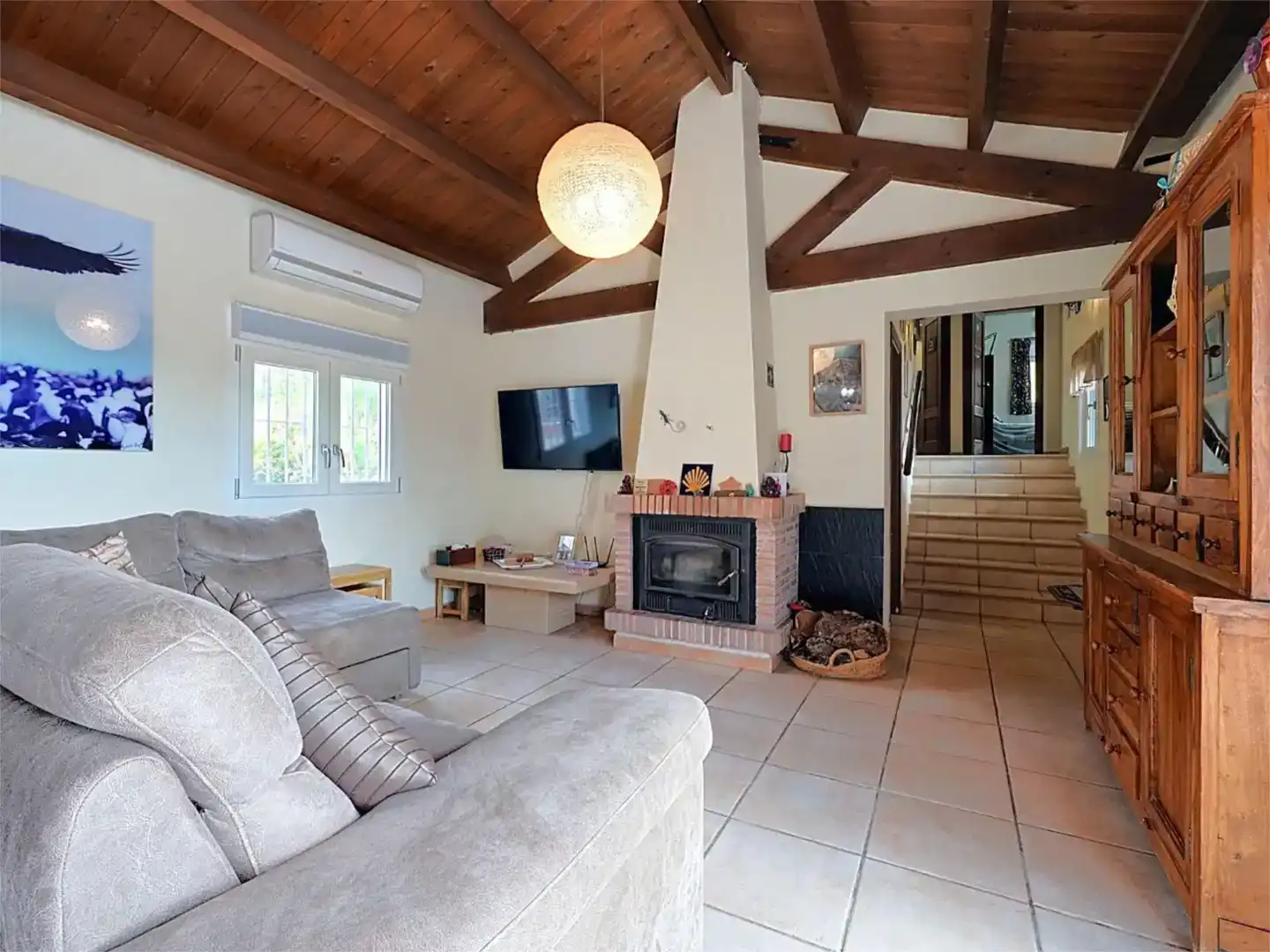 Wohnzimmer von Wohnung zum Verkauf in Coín mit Klimaanlage und Schwimmbad