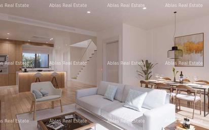 Living room of Single-family semi-detached for sale in Albal  with Air Conditioner, Terrace and Swimming Pool