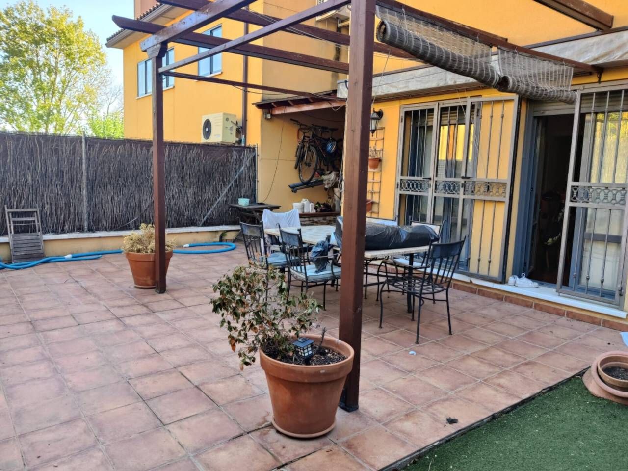 Terrace of Single-family semi-detached for sale in El Molar (Madrid)  with Air Conditioner, Heating and Private garden