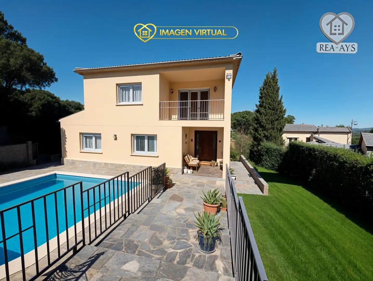 Vista exterior de Casa o xalet en venda en Mediona amb Calefacció, Jardí privat i Terrassa