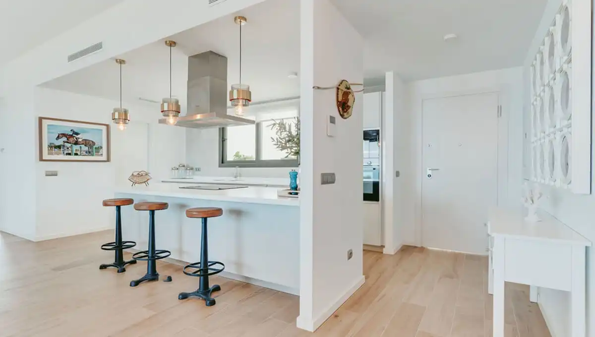 Cocina de Ático en venta en La Alcaidesa con Aire acondicionado, Calefacción y Jardín privado