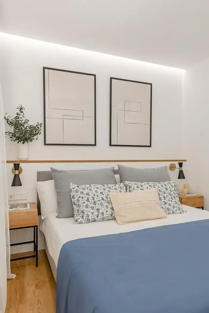 Bedroom of Flat for sale in Madrid  with Air Conditioner and Heating
