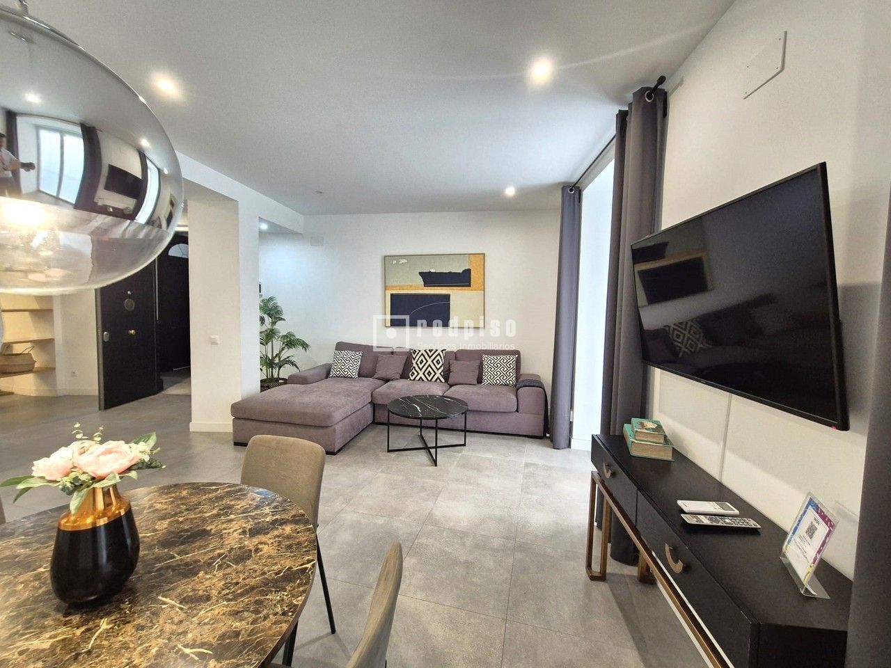 Sala de estar de Loft en venta en  Madrid Capital con Aire acondicionado, Calefacción y Amueblado