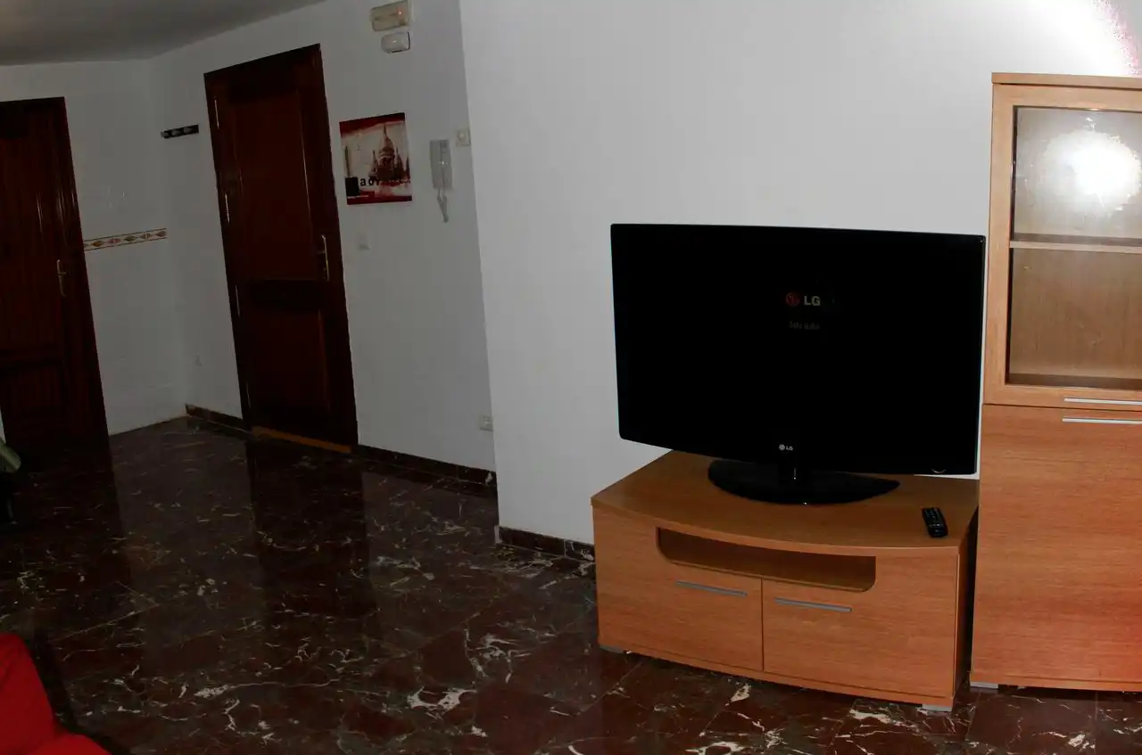 Living room of Apartments for rent in Zaragoza  with Heating, Terrace and Furnished