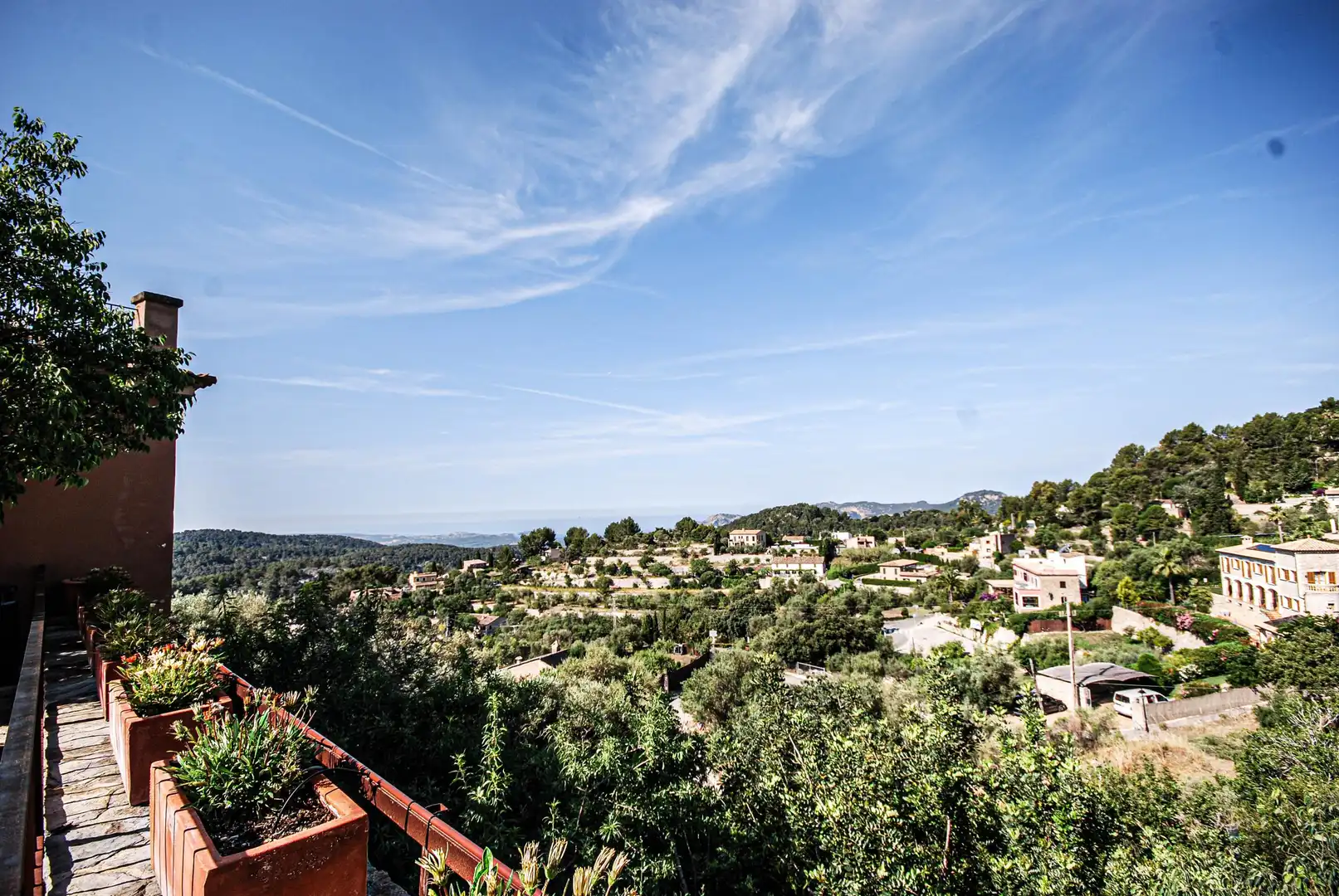 Exterior view of Country homes for rent in Puigpunyent  with Air Conditioner and Terrace
