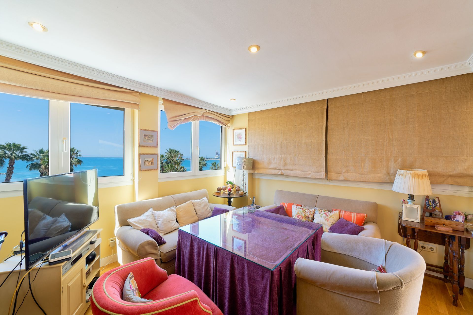 Living room of Attic for sale in Málaga Capital  with Air Conditioner and Terrace