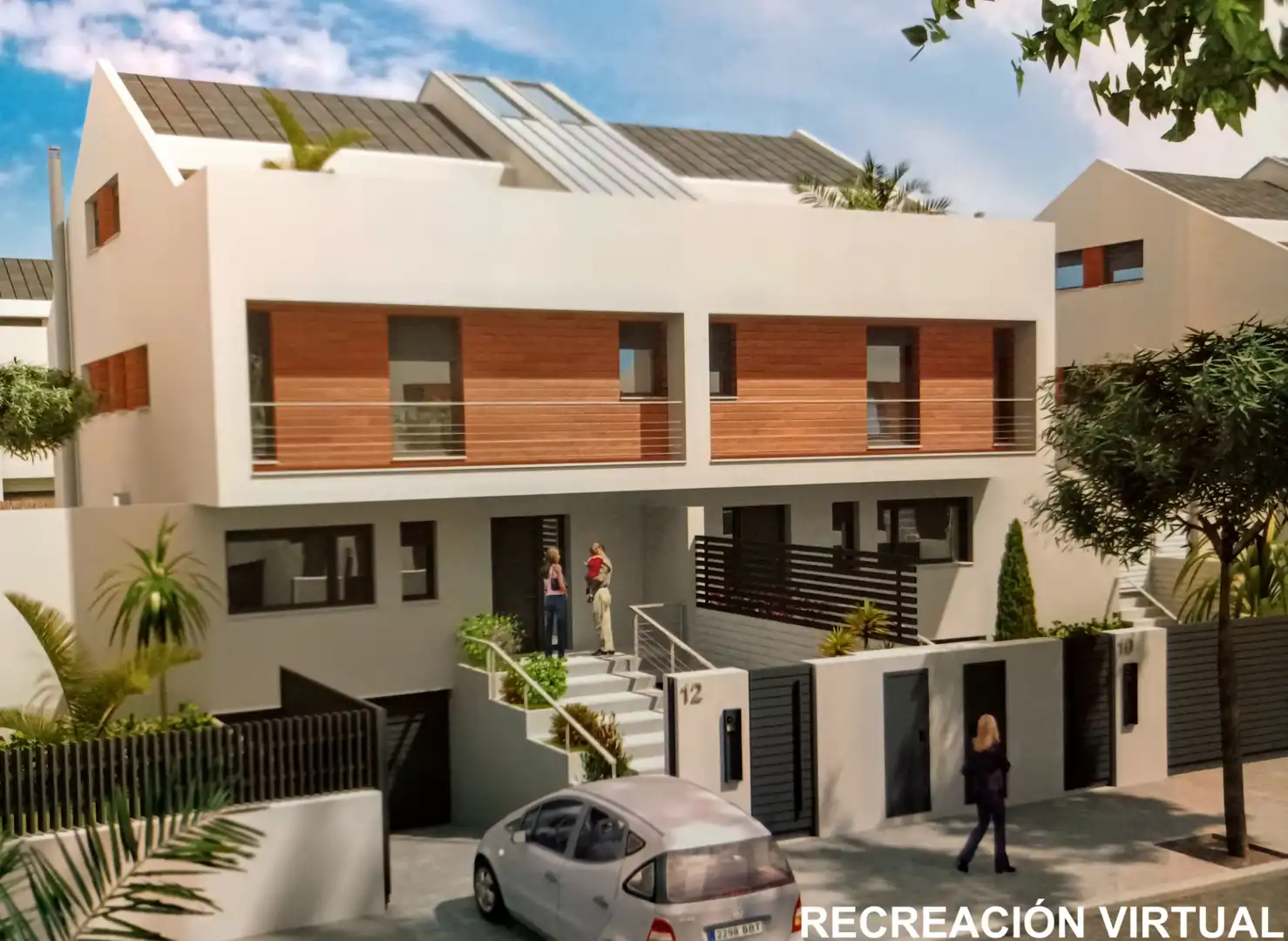 Exterior view of Detached homes for sale in Paracuellos de Jarama  with Heating, Private garden and Parquet flooring