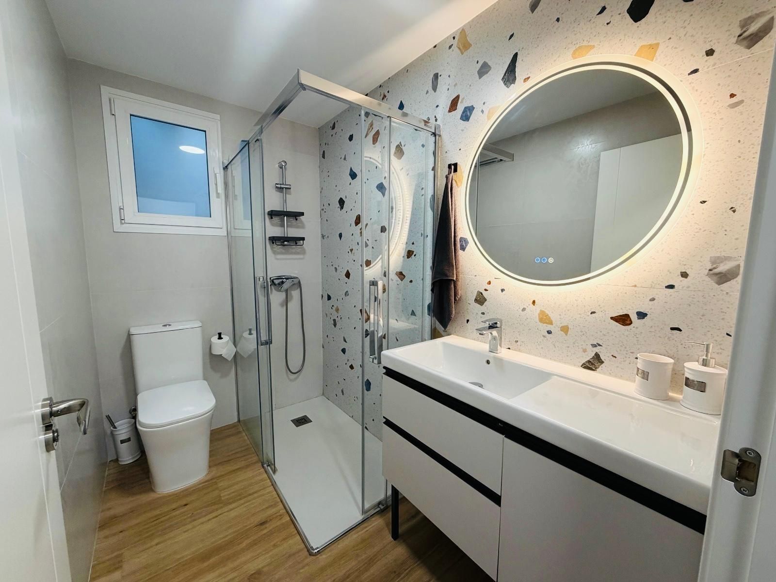 Bathroom of Planta baja to rent in Puçol  with Air Conditioner and Furnished