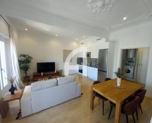 Living room of Flat to rent in  Barcelona Capital  with Air Conditioner, Heating and Parquet flooring
